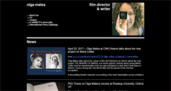Desktop Screenshot of olgamalea.com